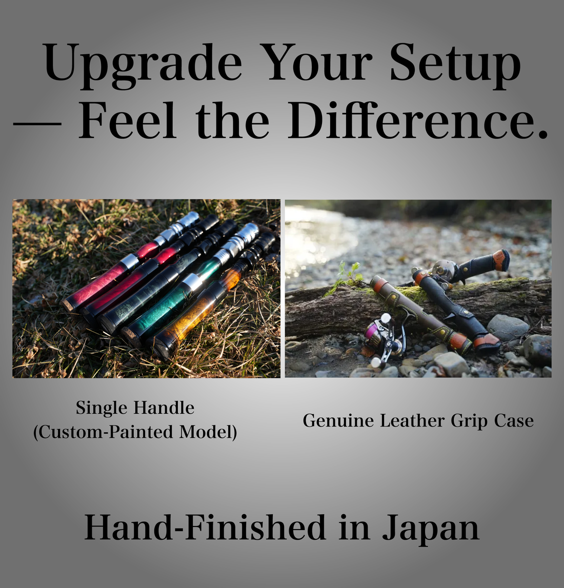 Premium Custom Fishing Handles for Trout Anglers | Hand-Finished in Japan